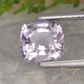 Spinello Viola chiaro naturale da 1.42 ct, Cuscino, VVS