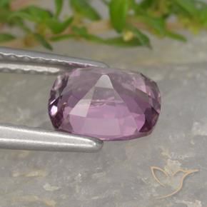 Spinello Viola medio naturale da 1.35 ct, Cuscino, VVS
