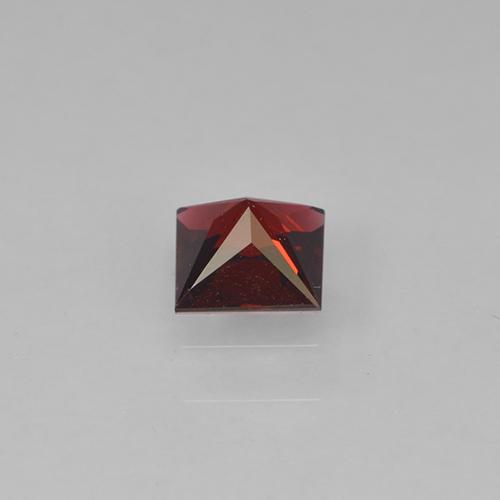 Spinello naturale rosso da 0,35 ct, quadrato, VVS-VS
