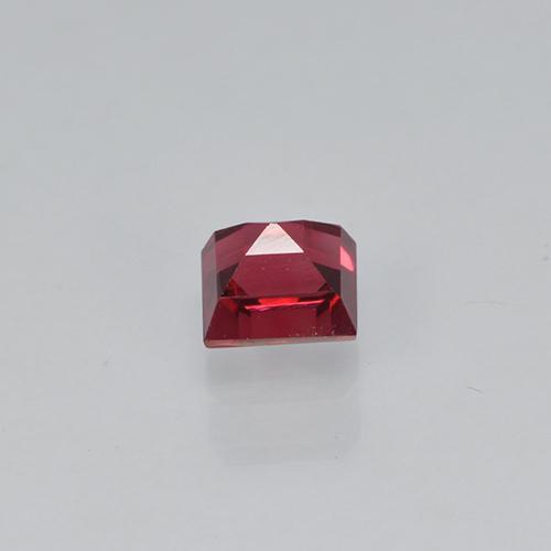 Spinello naturale rosso da 0,32 ct, baguette, VS