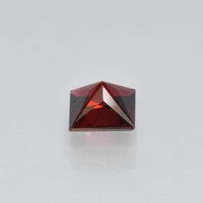 Spinello Rosso scuro naturale da 0.43 ct, Quadrato, VVS