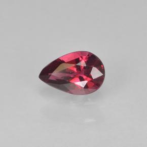Spinello Ribes Rosso naturale da 0.35 ct, Forma a pera, VS