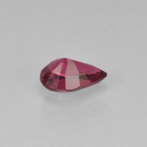 Spinello Ribes Rosso naturale da 0.35 ct, Forma a pera, VS