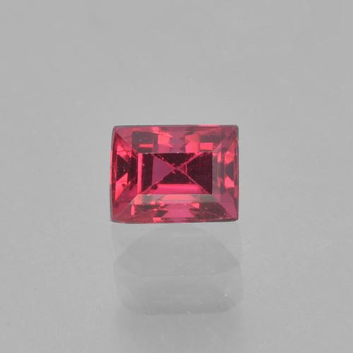 Spinello Rosa rossastro intenso naturale da 0.31 ct, Taglio a baguette, VVS-VS