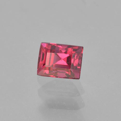 Spinello Rosa rossastro intenso naturale da 0.31 ct, Taglio a baguette, VVS-VS