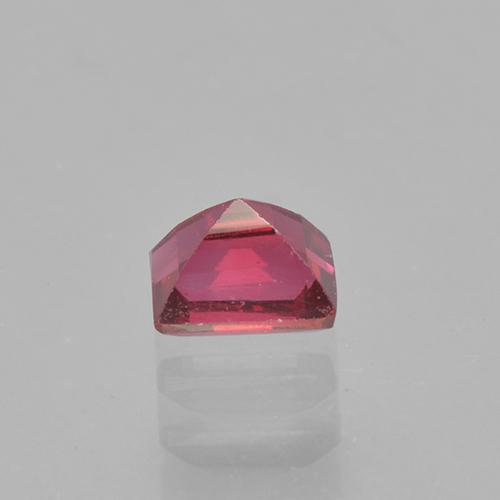 Spinello Rosa rossastro intenso naturale da 0.31 ct, Taglio a baguette, VVS-VS