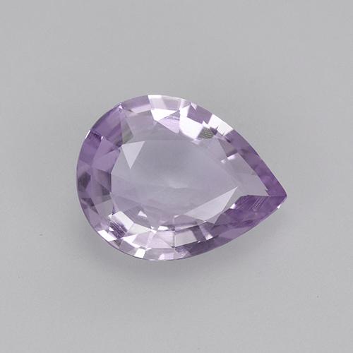 Spinello naturale viola da 1,16 ct, taglio a pera, VS