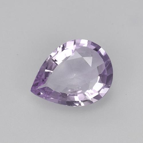 Spinello naturale viola da 1,16 ct, taglio a pera, VS