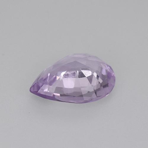 Spinello naturale viola da 1,16 ct, taglio a pera, VS