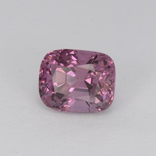 Spinello naturale porpora da 1,15 ct, taglio a cuscino, VVS-VS