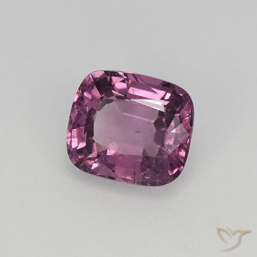 Spinello Boysenberry naturale da 1.18 ct, Cuscino, VS