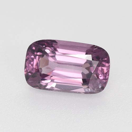 Spinello Viola medio-scuro naturale da 1.05 ct, Taglio a cuscino, VVS-VS