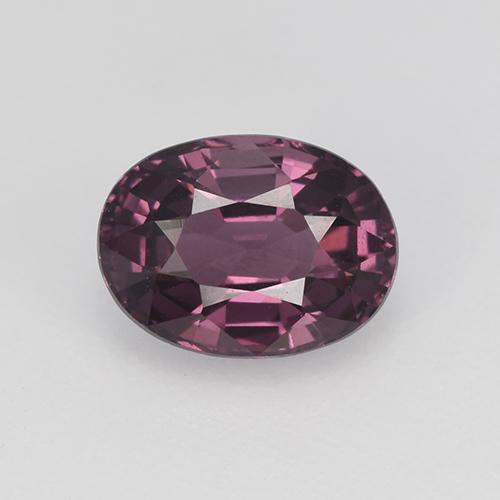 Spinello naturale porpora da 1,20 ct, taglio ovale, VVS