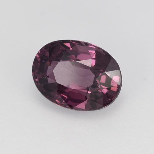 Spinello naturale porpora da 1,20 ct, taglio ovale, VVS