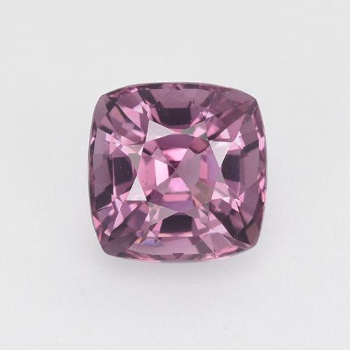 Spinello naturale porpora da 1,10 ct, taglio a cuscino, VVS