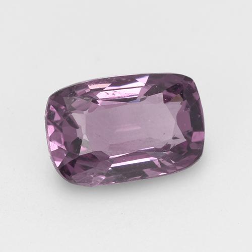 Spinello naturale porpora da 0,82 ct, taglio a cuscino, VVS-VS