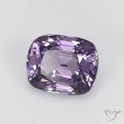 Spinello Viola scuro naturale da 1.29 ct, Cuscino, VVS-VS