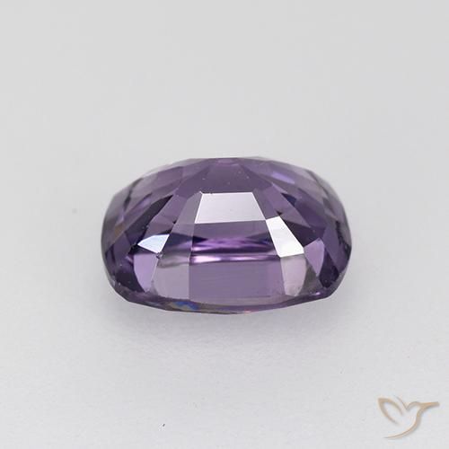 Spinello Viola scuro naturale da 1.29 ct, Cuscino, VVS-VS