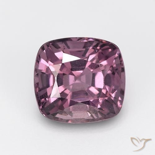1.55ct Naturale Prugna Viola Spinello, Cuscino, VVS-VS