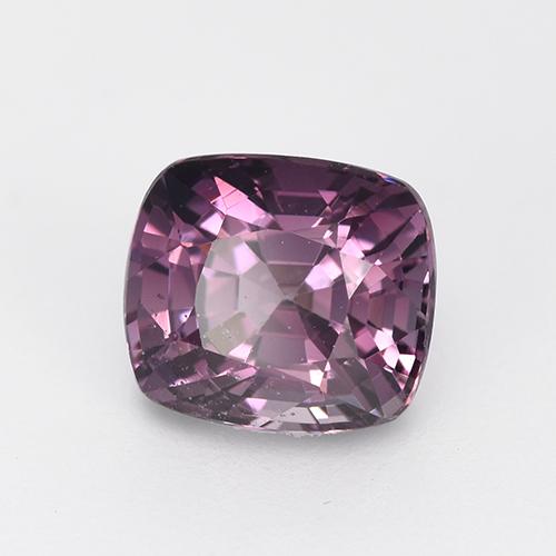 Spinello naturale porpora da 1,33 ct, taglio a cuscino, VS