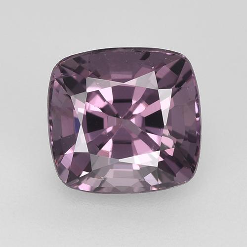Spinello Tono malva profondo naturale da 1.74 ct, Taglio a cuscino, VVS-VS