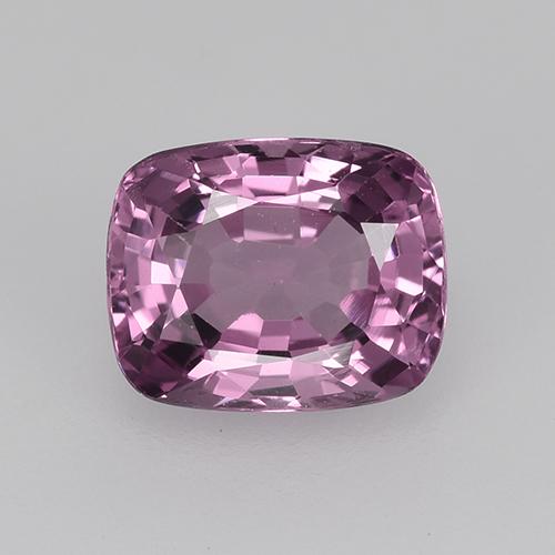 Spinello Malva profondo naturale da 1.48 ct, Taglio a cuscino, VVS-VS