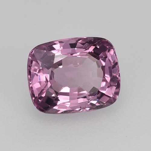 Spinello Malva profondo naturale da 1.48 ct, Taglio a cuscino, VVS-VS