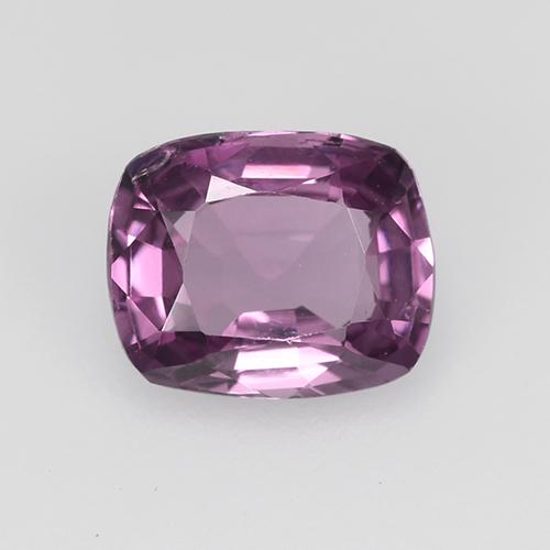 Spinello Boysenberry naturale da 0.94 ct, Taglio a cuscino, VVS