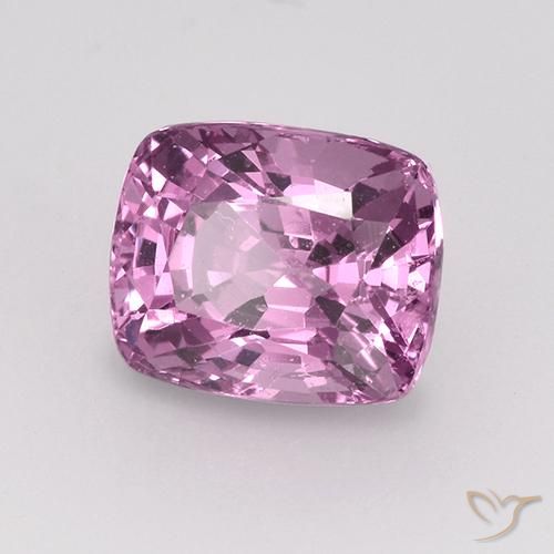 Spinello Viola medio naturale da 1.36 ct, Cuscino, VS