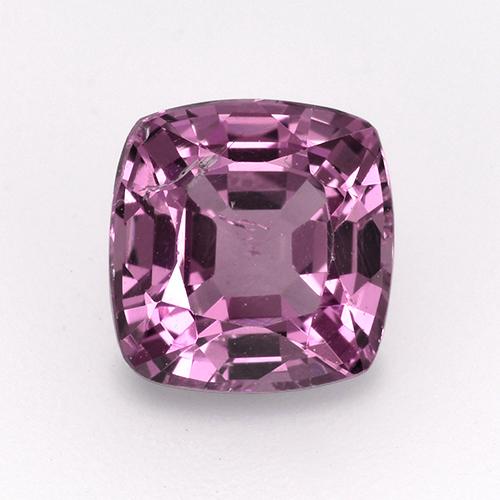 Spinello Viola rossastro naturale da 1.42 ct, Taglio a cuscino, VS