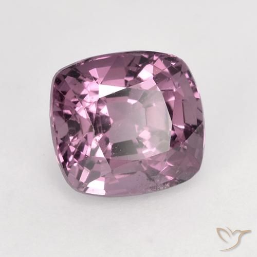 Spinello Viola medio naturale da 1.30 ct, Cuscino, VS