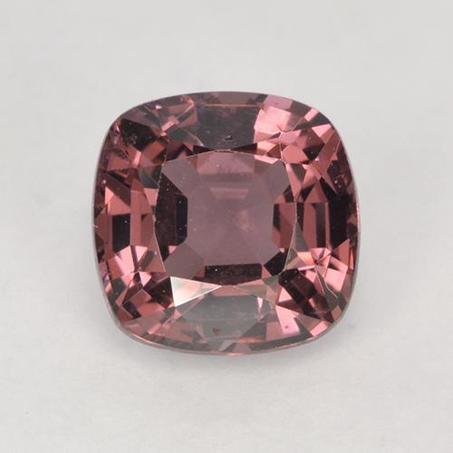 Spinello naturale porpora da 1,27 ct, taglio a cuscino, VS