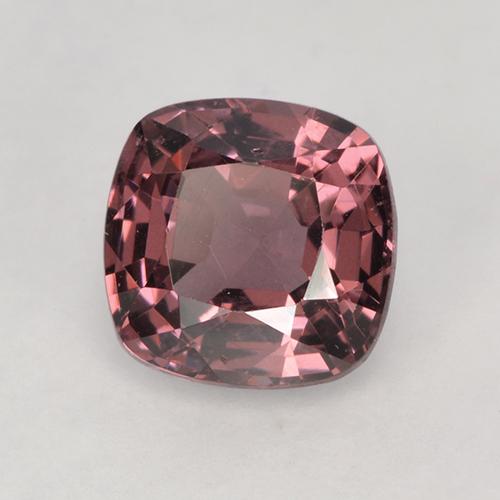 Spinello naturale porpora da 1,27 ct, taglio a cuscino, VS