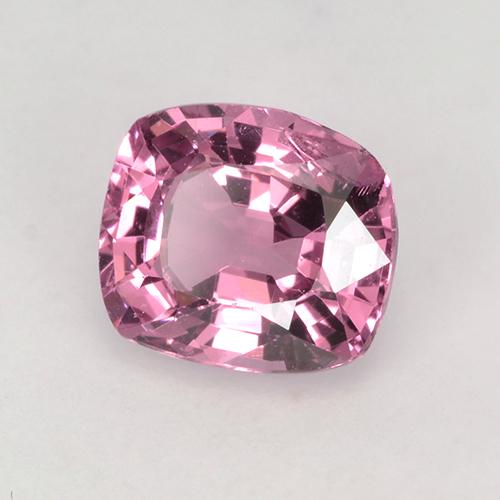 Spinello rosa chiaro naturale da 1,06 ct, taglio a cuscino, VS
