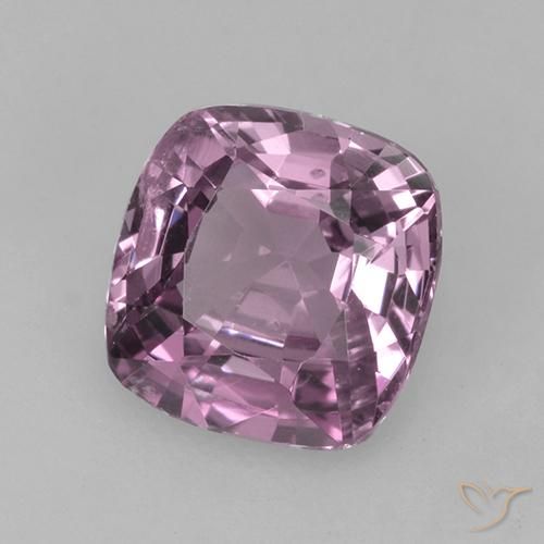 Spinello Viola medio-scuro naturale da 1.16 ct, Cuscino, VS