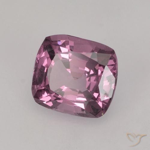 Spinello Viola chiaro naturale da 0.87 ct, Cuscino, VS