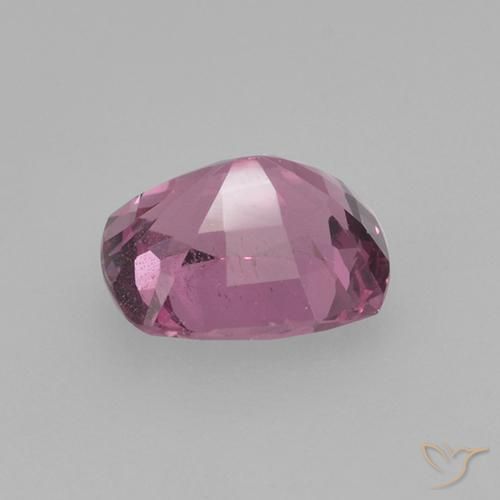 Spinello naturale porpora da 1,02 ct, taglio a cuscino, VS
