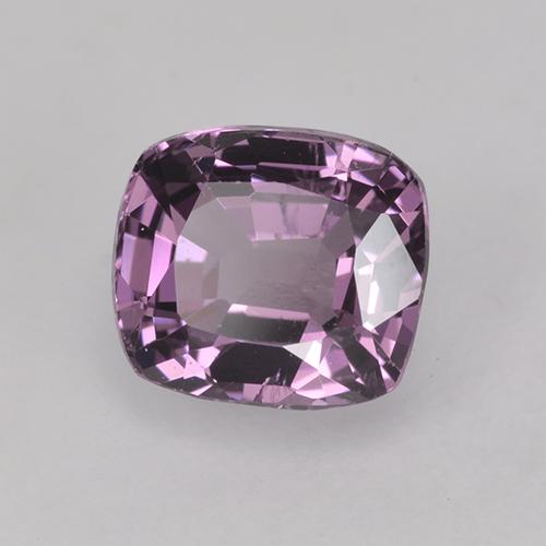 Spinello naturale porpora da 1,56 ct, taglio a cuscino, VVS