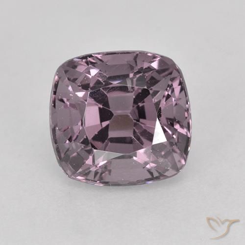 1.56ct Naturale Grigio Viola Spinello, Cuscino, VVS-VS