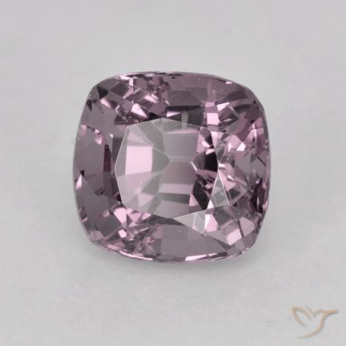 Spinello Grigio Viola naturale da 1.56 ct, Cuscino, VVS-VS