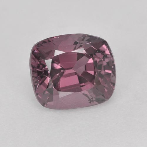 Spinello naturale porpora da 1,13 ct, taglio a cuscino, VVS-VS