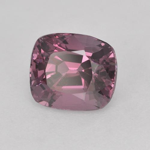 Spinello naturale porpora da 1,13 ct, taglio a cuscino, VVS-VS