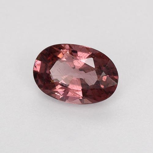 Spinello Viola scuro naturale da 0.47 ct, Taglio ovale, VS