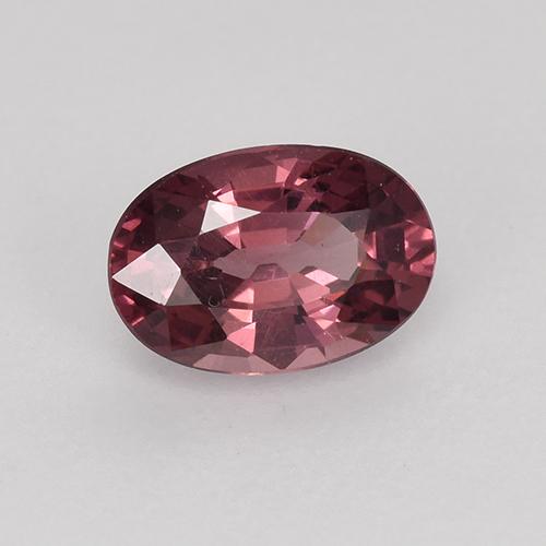 Spinello Magenta intenso naturale da 0.64 ct, Taglio ovale, VVS-VS
