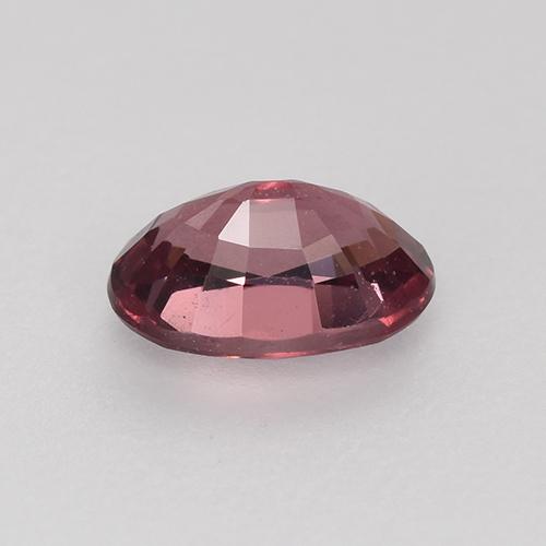 Spinello Magenta intenso naturale da 0.64 ct, Taglio ovale, VVS-VS
