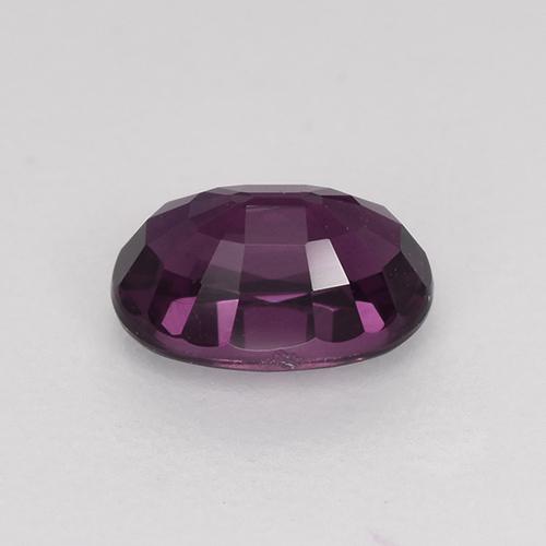 Spinello Viola scuro naturale da 0.79 ct, Taglio ovale, VS