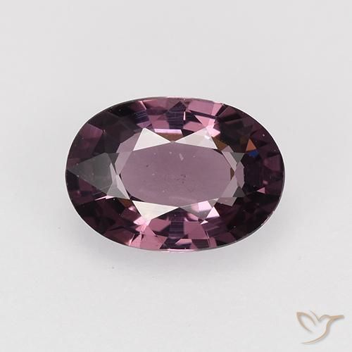 0.82ct Naturale Viola medio Spinello, Ovale, VVS-VS