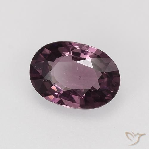 Spinello Viola medio naturale da 0.82 ct, Ovale, VVS-VS