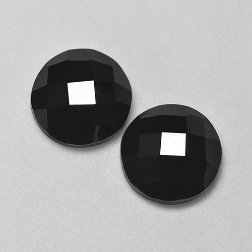 Gemme di Spinello Schorl naturale da 6.32 ct, Taglio rotondo, Opaco