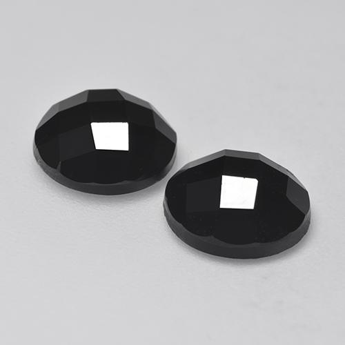 Gemme di Spinello Schorl naturale da 6.32 ct, Taglio rotondo, Opaco